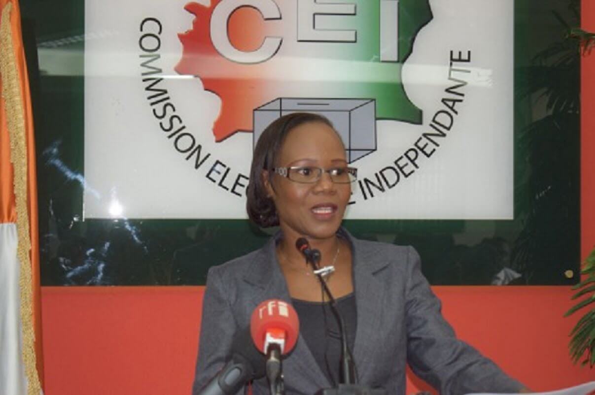 La porte-parole de la Commission électorale indépendante (CEI), Victoire Alley