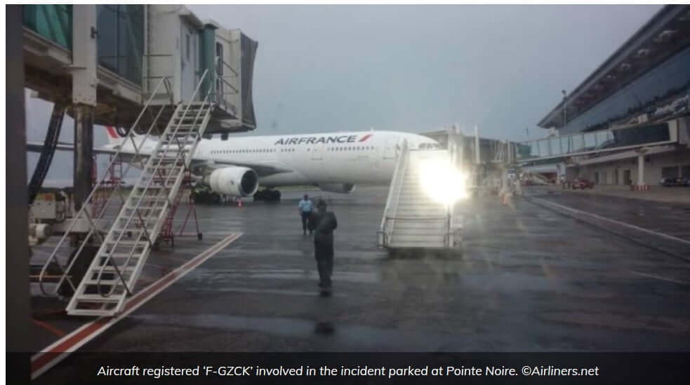 Pointe Noire Congo Un Avion De Rapatriement D Air France Vise Par Des Tirs De Kalashnikov Connectionivoirienne Net