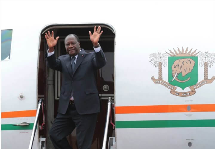 Côte-d’Ivoire: Ouattara part en France pour le Forum de Paris sur la Paix et le 75e anniversaire de l’UNESCO
