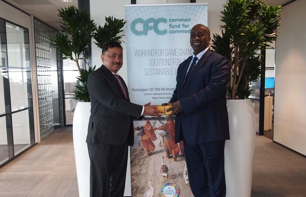 Audience du Représentant permanent de la Côte-d’Ivoire au Fonds commun pour les produits de base à Amsterdam