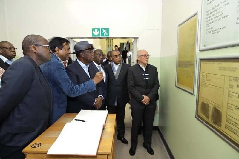 Robben Island: Alassane Ouattara salue la mémoire de Nelson Mandela