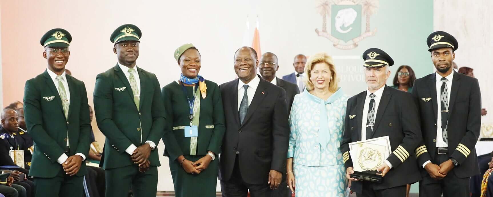 Un équipage de Air Côte-d’Ivoire primé à la 9e Journée nationale de l’Excellence