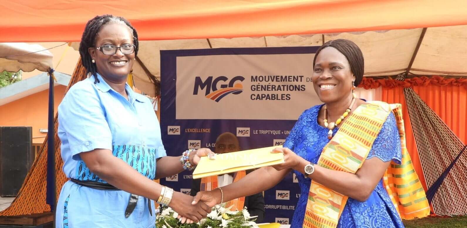MGC – Passation de charges entre l’ex coordinatrice et Dr Simone Gbagbo, présidente élue du parti