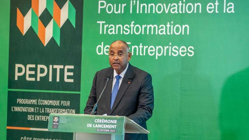 Patrick Achi lance officiellement le Programme économique pour l’Innovation et la Transformation des Entreprises (PEPITE)